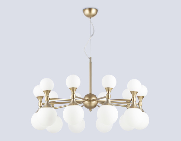 Изображение товара Люстра Ambrella LH51051/20 GD/FR (золото/белый матовый)