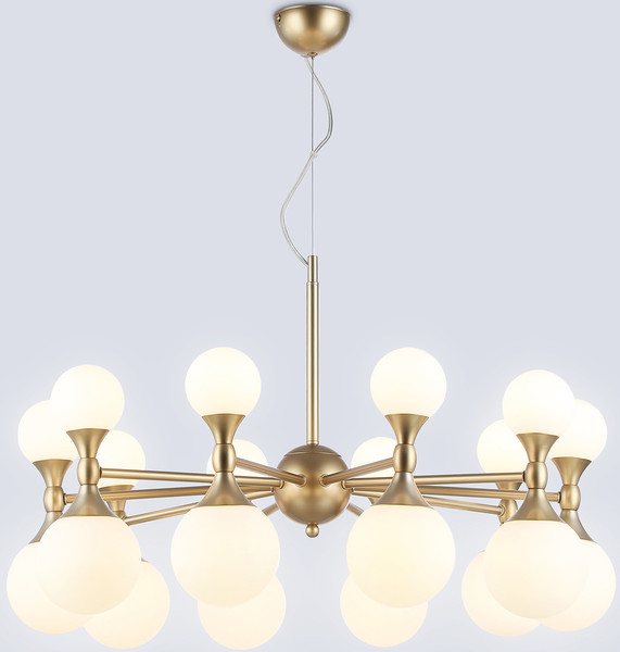 Изображение товара Люстра Ambrella LH51051/20 GD/FR (золото/белый матовый)