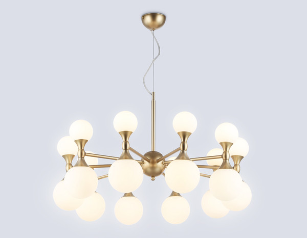 Изображение товара Люстра Ambrella LH51051/20 GD/FR (золото/белый матовый)