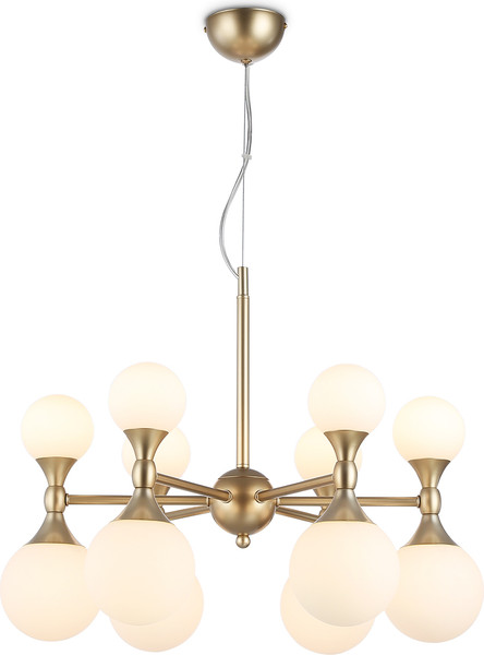 Изображение товара Люстра Ambrella LH51050/12 GD/FR (золото/белый матовый)