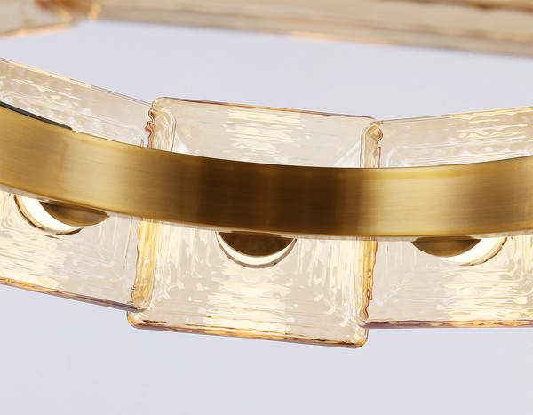 Изображение товара Люстра Ambrella LH31021 BS/TI (латунь/янтарь)