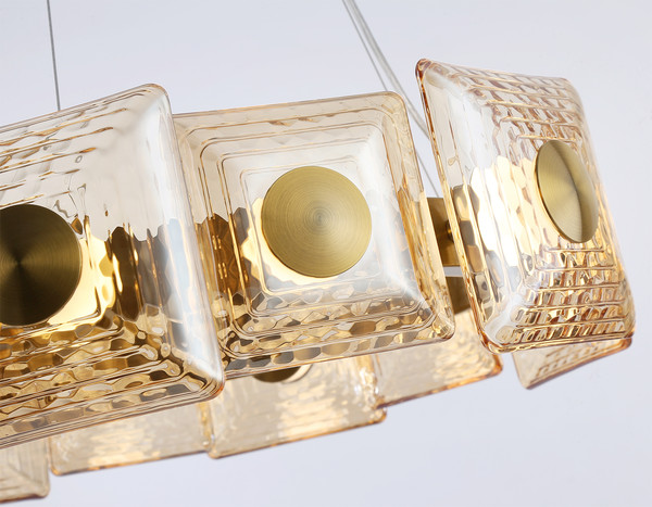 Изображение товара Люстра Ambrella LH31021 BS/TI (латунь/янтарь)