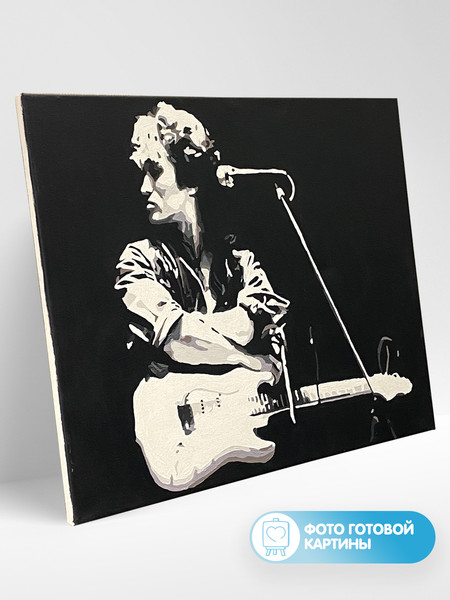 Изображение товара Картина по номерам Молли Виктор Цой 40x50 / HR0255