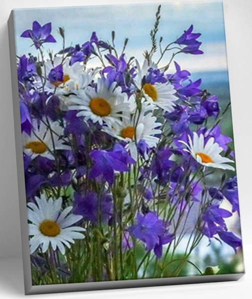 Изображение товара Картина по номерам Молли Полевые цветы 40x50 / HR0258