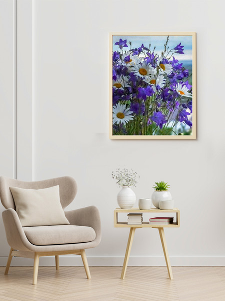 Изображение товара Картина по номерам Молли Полевые цветы 40x50 / HR0258