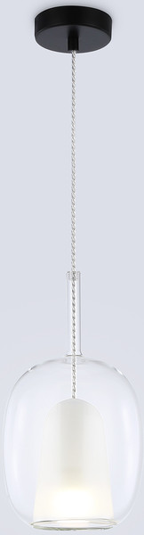 Изображение товара Потолочный светильник Ambrella LH11121 BK/WH/CL (черный/белый/прозрачный)