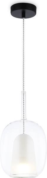 Изображение товара Потолочный светильник Ambrella LH11121 BK/WH/CL (черный/белый/прозрачный)