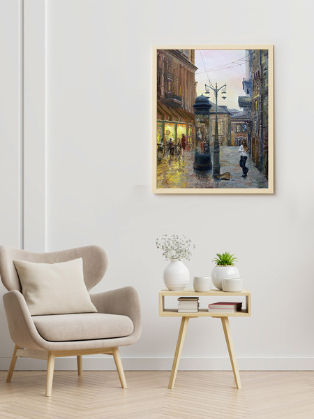 Изображение товара Картина по номерам Молли Дорофеев С.В. Мелодии вечернего города 40x50 / HR0265