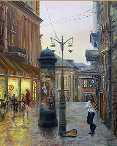 Изображение товара Картина по номерам Молли Дорофеев С.В. Мелодии вечернего города 40x50 / HR0265