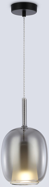 Изображение товара Потолочный светильник Ambrella LH11123 BK/WH/SM (черный/белый/дымчатый)