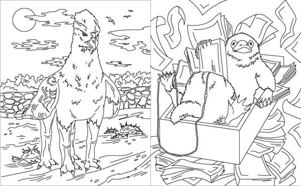 Изображение товара Раскраска Эксмо Волшебные существа мира Гарри Поттера, мягкая обложка