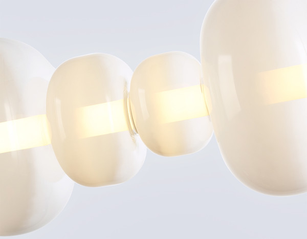 Изображение товара Потолочный светильник Ambrella LH11071 WH/FR (белый/белый матовый)