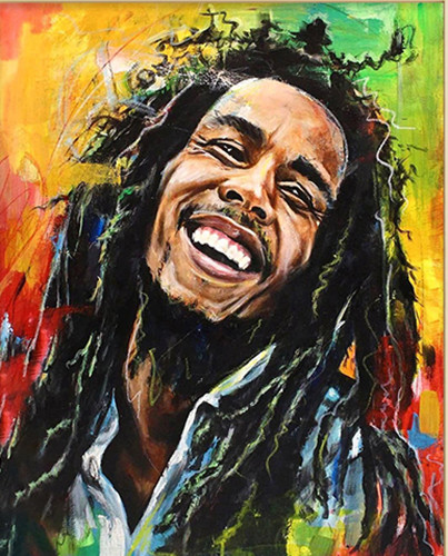 Изображение товара Картина по номерам Молли Боб Марли 40x50 / HR0328