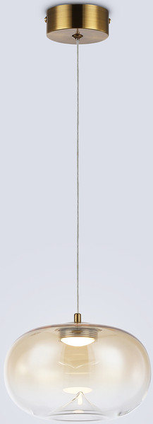 Изображение товара Потолочный светильник Ambrella LH11083 BS/TI (латунь/янтарь)