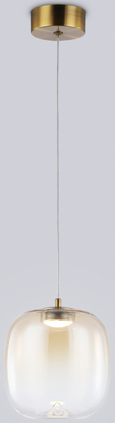 Изображение товара Потолочный светильник Ambrella LH11093 BS/TI (латунь/янтарь)