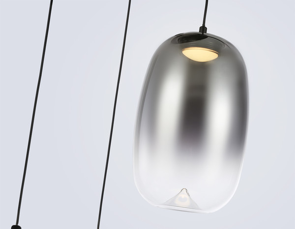 Изображение товара Люстра Ambrella LH11099/3 BK/SM (черный/дымчатый)
