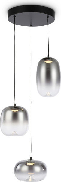 Изображение товара Люстра Ambrella LH11099/3 BK/SM (черный/дымчатый)