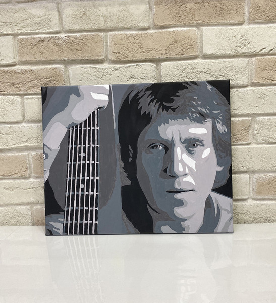 Изображение товара Картина по номерам Молли Владимир Высоцкий 40x50 / HR0416