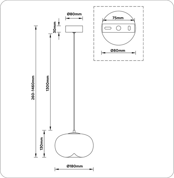 Изображение товара Потолочный светильник Ambrella LH11083 BS/TI (латунь/янтарь)