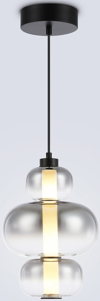 Изображение товара Потолочный светильник Ambrella LH11057 BK/SM (черный/дымчатый)