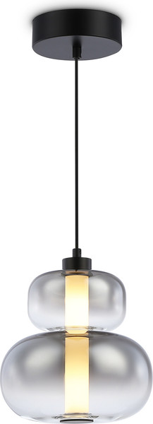 Изображение товара Потолочный светильник Ambrella LH11052 BK/SM (черный/дымчатый)