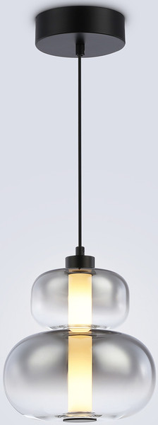 Изображение товара Потолочный светильник Ambrella LH11052 BK/SM (черный/дымчатый)