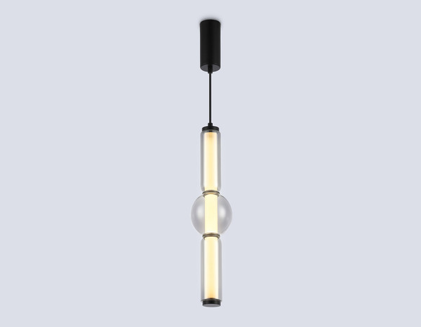 Изображение товара Потолочный светильник Ambrella LH11023 BK/SM (черный/дымчатый)