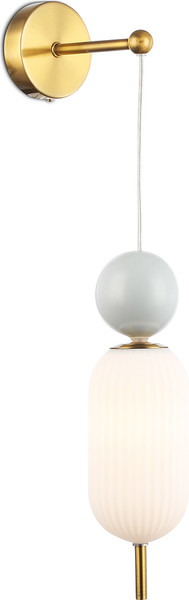 Изображение товара Светильник Ambrella LH53108 BS/GR/FR (латунь/серый/белый матовый)