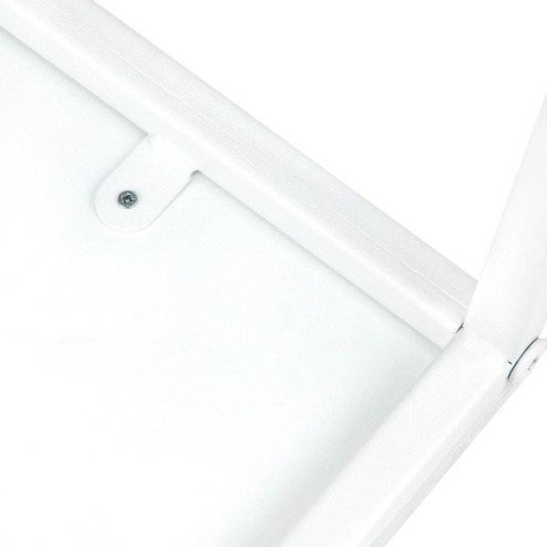 Изображение товара Комплект журнальных столиков Мебелик МеталлАрт М002 (белый мрамор/белый)