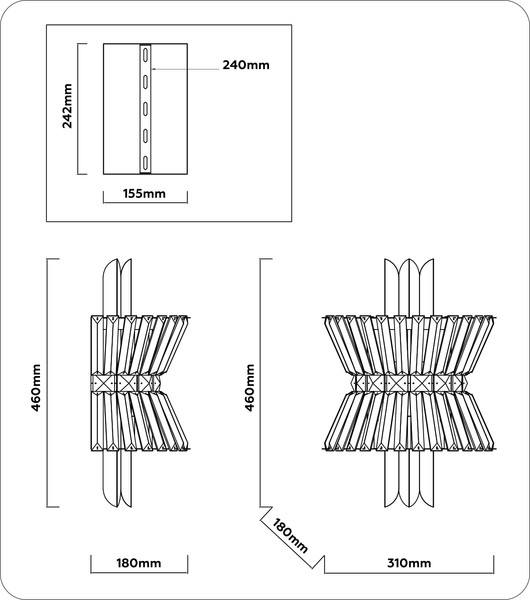 Изображение товара Светильник Ambrella LH41032/2 BK/CL (черный/прозрачный)