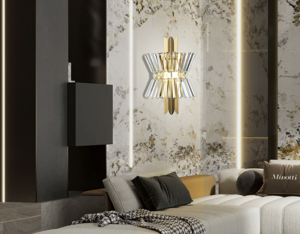 Изображение товара Светильник Ambrella LH41029/2 BS/CL (латунь/прозрачный)