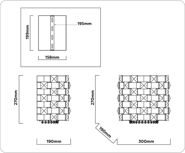 Изображение товара Светильник Ambrella LH41014/2 BS/CL (латунь/прозрачный)