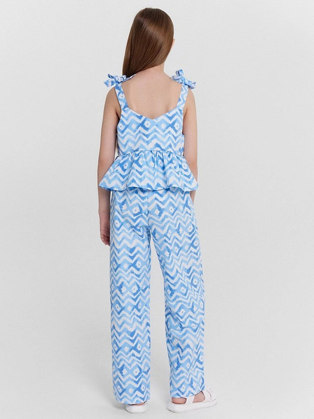 Изображение товара Комплект детской одежды Mark Formelle 397752 (р.128-64, зигзаги на белом)