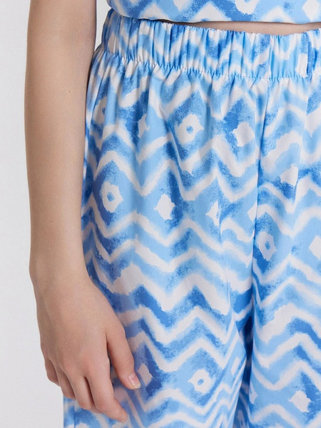 Изображение товара Комплект детской одежды Mark Formelle 397752 (р.152-76, зигзаги на белом)