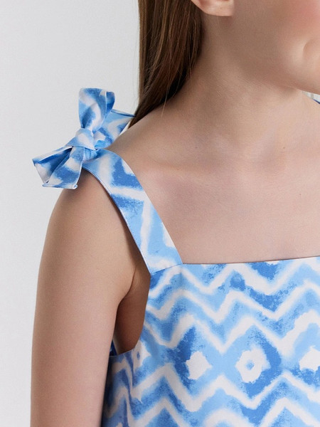 Изображение товара Комплект детской одежды Mark Formelle 397752 (р.152-76, зигзаги на белом)