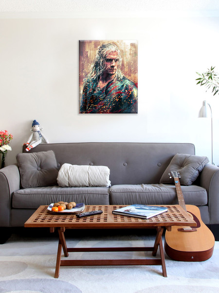 Изображение товара Картина по номерам Молли Ведьмак Генри Кавилл 40x50 / HR0623