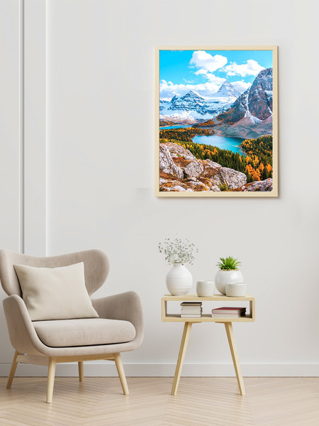 Изображение товара Картина по номерам Молли Скалистые горы 40x50 / HR0624