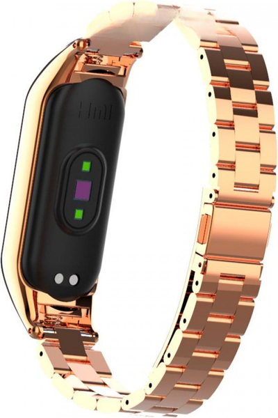 Изображение товара Ремешок для фитнес-трекера Rumi Heavy для Xiaomi Mi Band 5/6 (розовое золото)