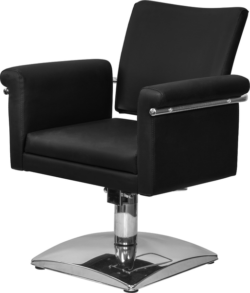 Изображение товара Кресло парикмахерское Элеганс Лесли (черный крокодил)