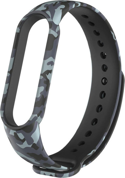 Изображение товара Ремешок для фитнес-трекера Rumi Для Xiaomi Mi Smart Band 6/Mi Band 5 (серый камуфляж)