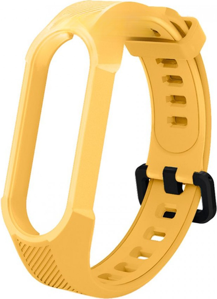 Изображение товара Ремешок для фитнес-трекера Rumi Brutto для Xiaomi Mi Band 6/Mi Band 5 (желтый)