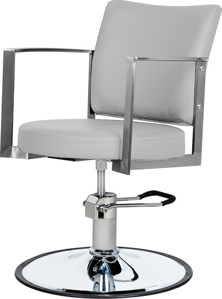 Изображение товара Кресло парикмахерское Элеганс Хилтон (белый матовый)