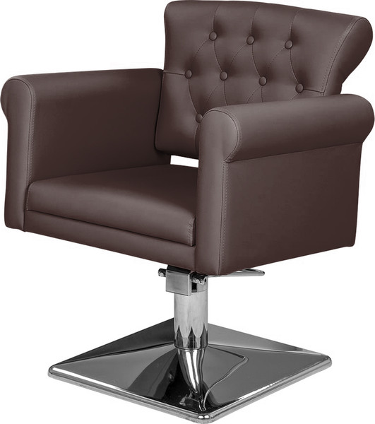 Изображение товара Кресло парикмахерское Элеганс Грейс (коричневый №125)