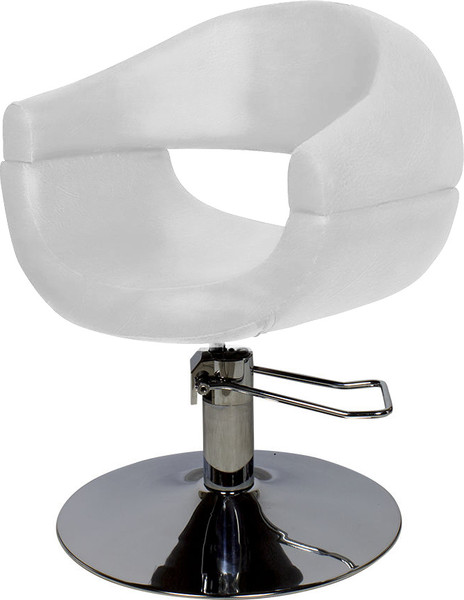 Изображение товара Кресло парикмахерское Элеганс МД-108 (белый матовый)