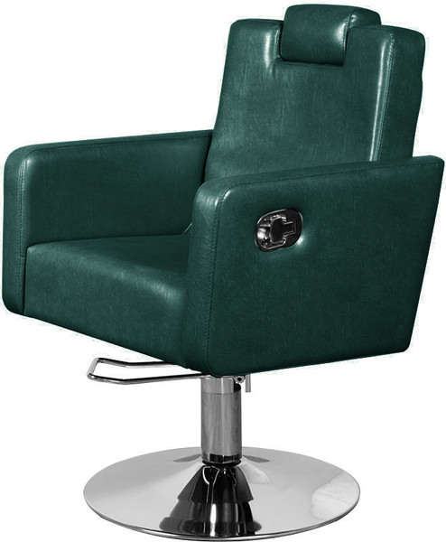 Изображение товара Кресло парикмахерское Элеганс МД-166 (темно-зеленый №28)