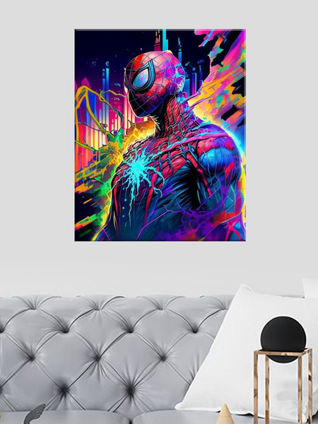 Изображение товара Картина по номерам Молли Человек-паук. Через Вселенные 40x50 / HR0635