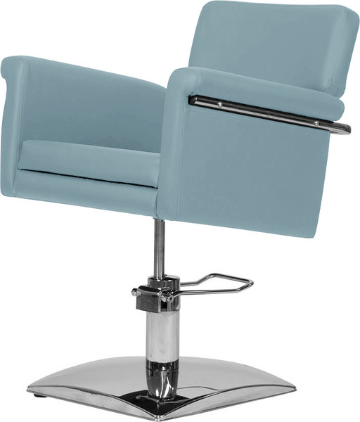 Изображение товара Кресло парикмахерское Элеганс МД-77А (голубой №115, съемная подушка сиденья)