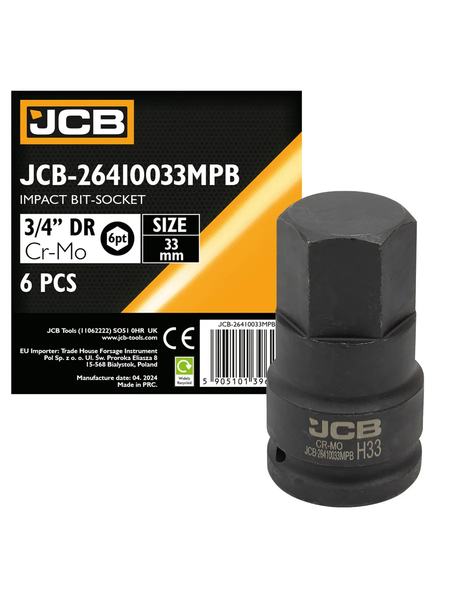 Изображение товара Головка слесарная JCB 59 794 / JCB-26410033MPB