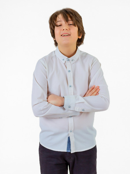 Изображение товара Рубашка детская Isee UN-72856B (р.34, бежевый)