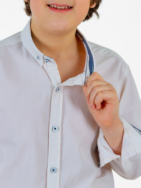 Изображение товара Рубашка детская Isee UN-72856B (р.42, бежевый)